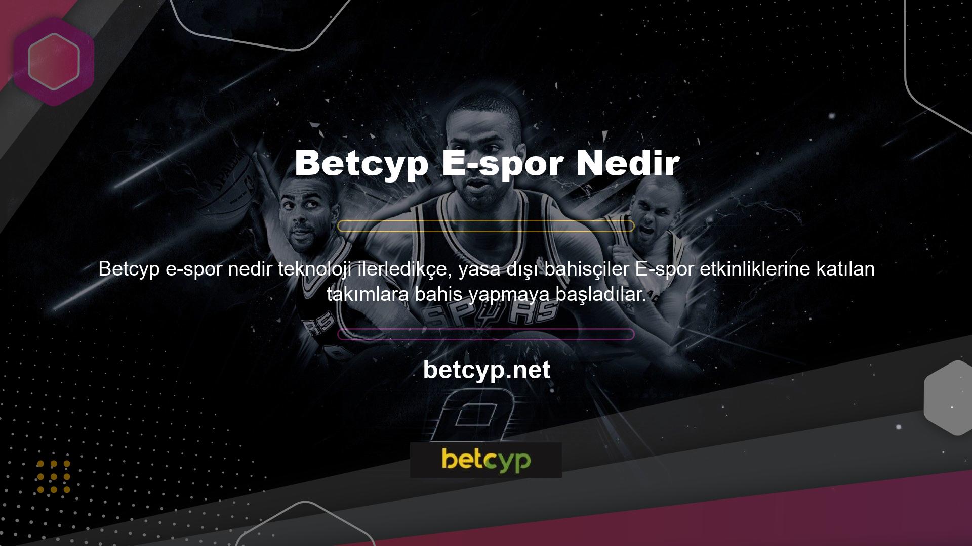 Betcyp alternatif E-spor ve poker oyunları yayınlayan güncel bir bahis adresidir